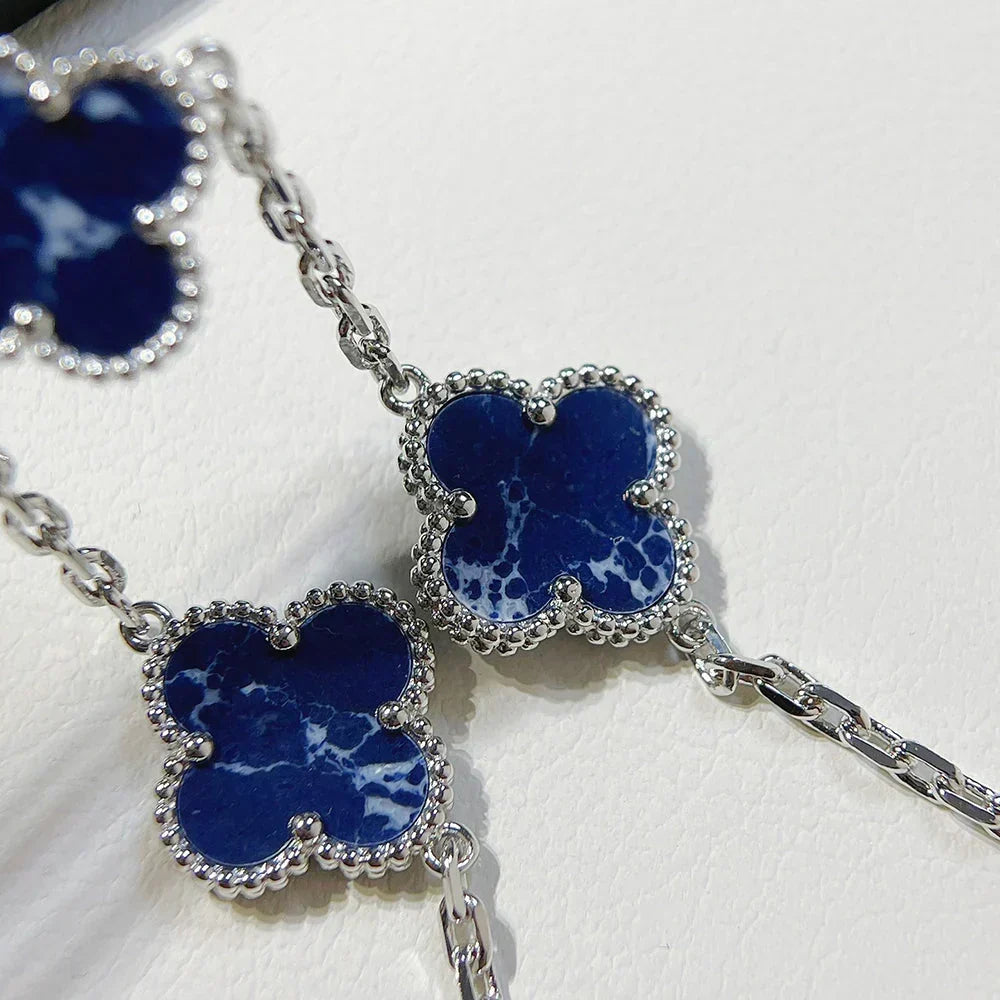 [Bling Jewelrys ]CLOVER 5 MOTIF PIETERSITE BRACELET COLLECTION