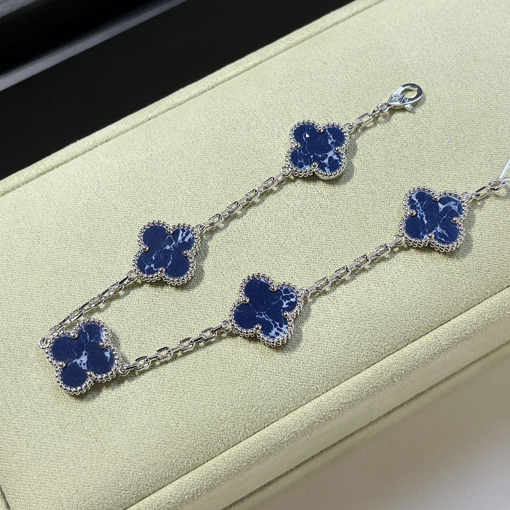 [Bling Jewelrys ]CLOVER 5 MOTIF PIETERSITE BRACELET COLLECTION