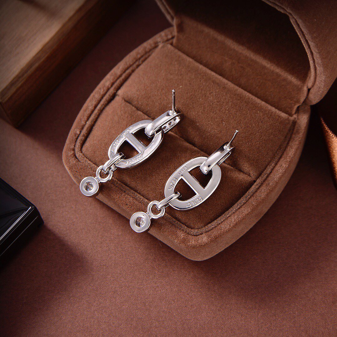 [Bling Jewelrys ]HM CHAINE DIAMOND EARRINGS