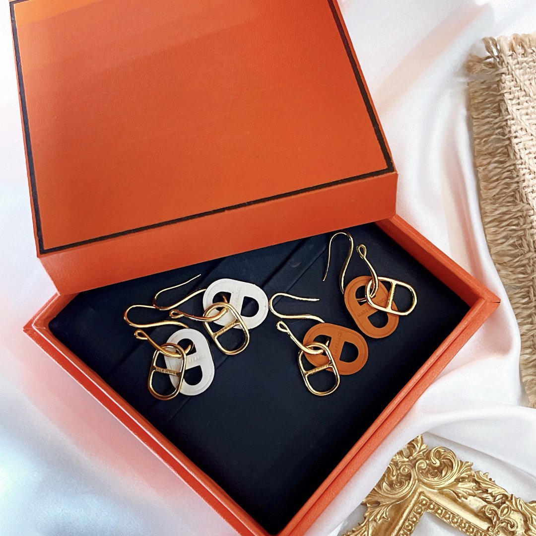 [Bling Jewelrys ]HM O'MAILLON GOLD EARRINGS