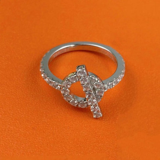 [Bling Jewelrys ]ECHAPPEE RING SILVER DIAMOND