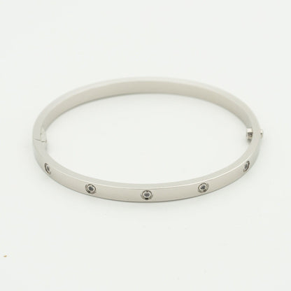 [Bling Jewelrys ]ラブブレスレット 3.65MM 10粒ダイヤモンド