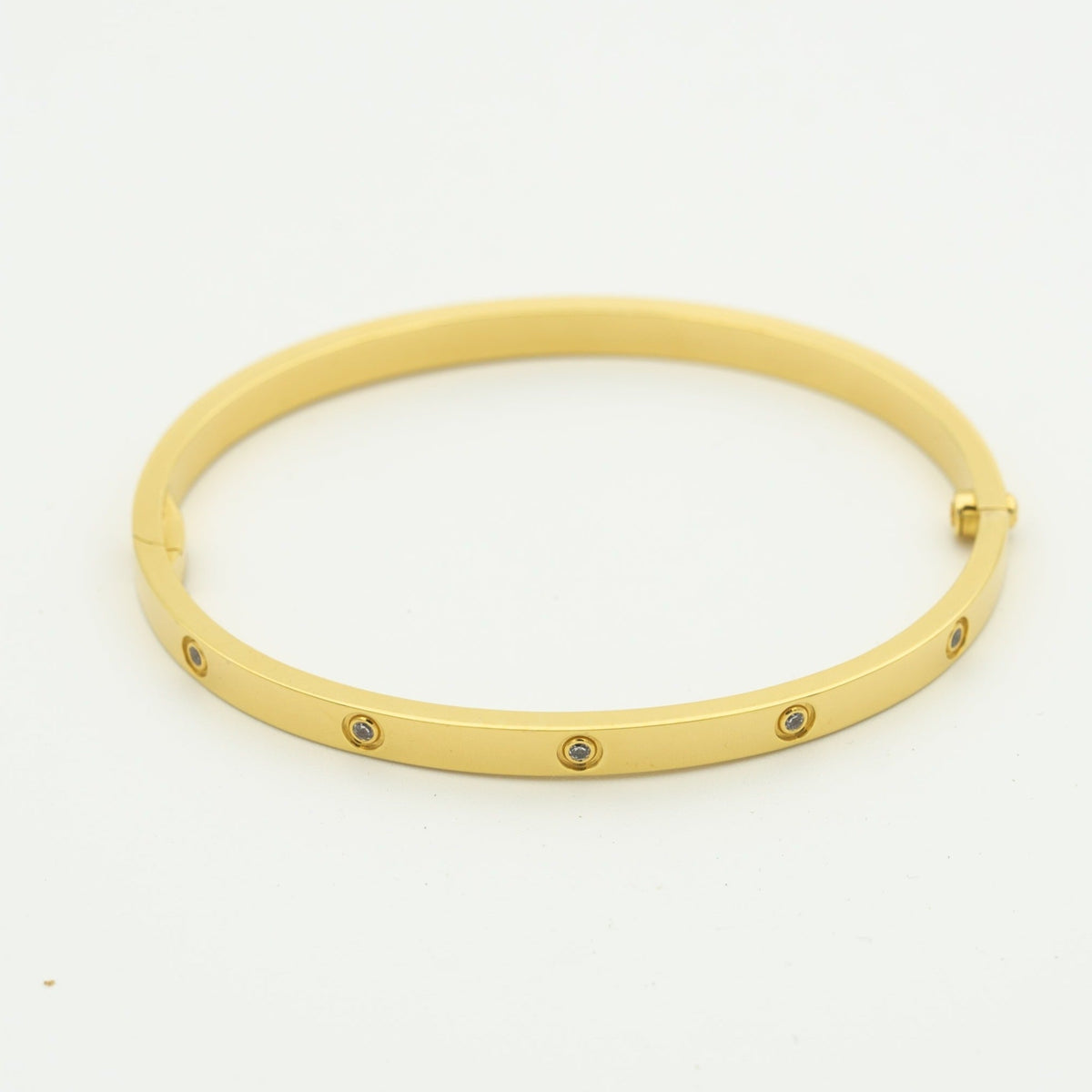 [Bling Jewelrys ]ラブブレスレット 3.65MM 10粒ダイヤモンド