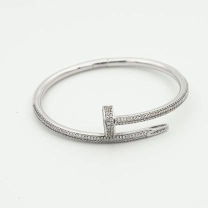 [Bling Jewelrys ]JUSTE ARMBAND 3,5 MM KOMPLETT MIT DIAMANTEN