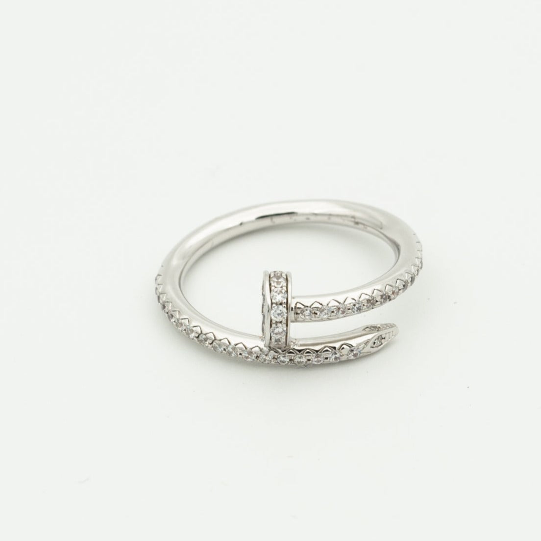 [Bling Jewelrys ]JUSTE RING 1.8MM SILVER DIAMONDS
