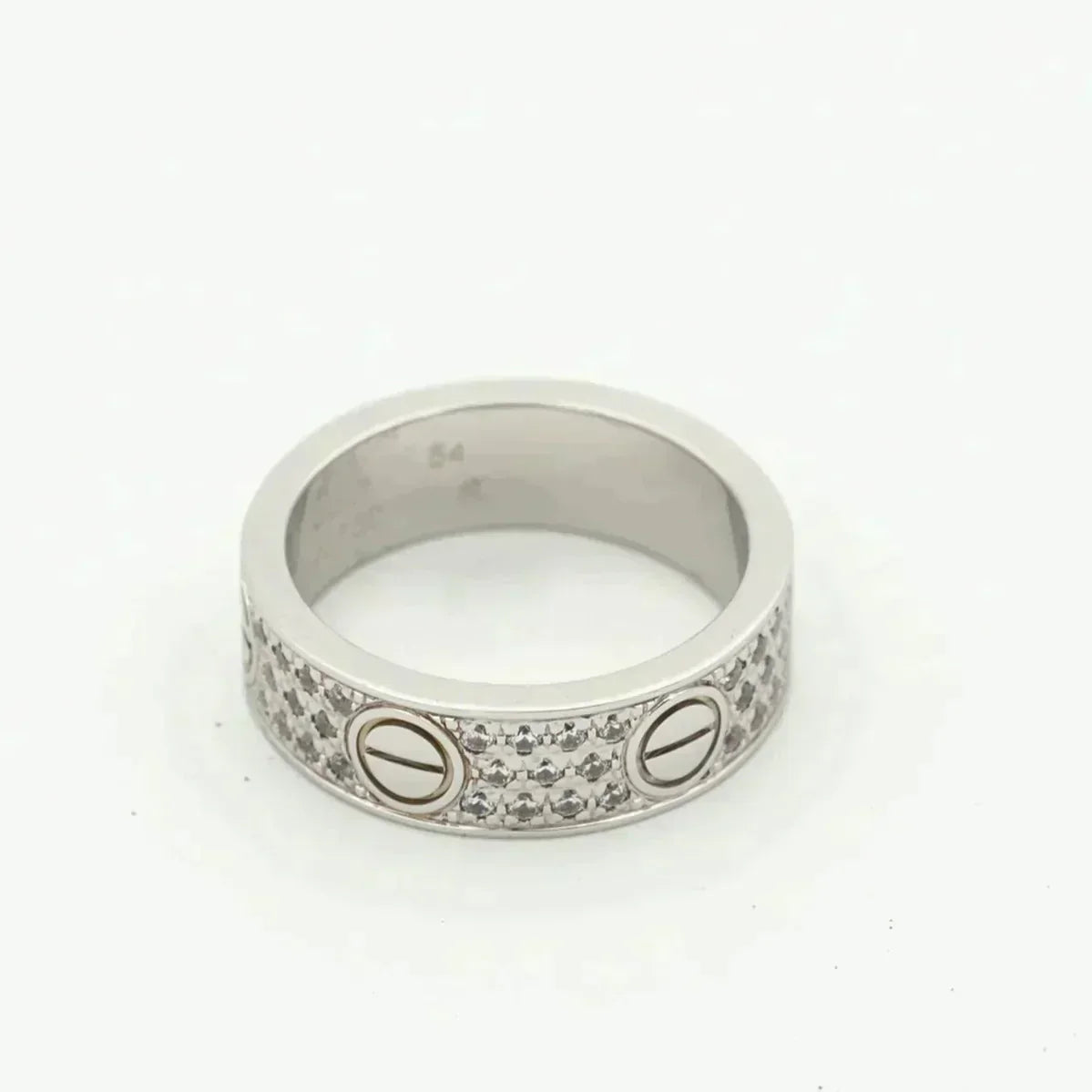 [Bling Jewelrys ]LOVE RING 5.5MM DIAMONDS PAVED