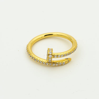 [Bling Jewelrys ]JUSTE RING 1.8MM GOLD DIAMONDS