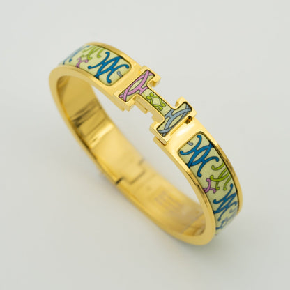[Bling Jewelrys ]Hブレスレット ベージュ マルチカラー