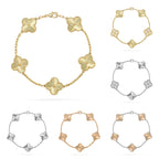 [Bling Jewelrys ] CLOVER 5 MOTIF LASER BRACELET COLLECTION