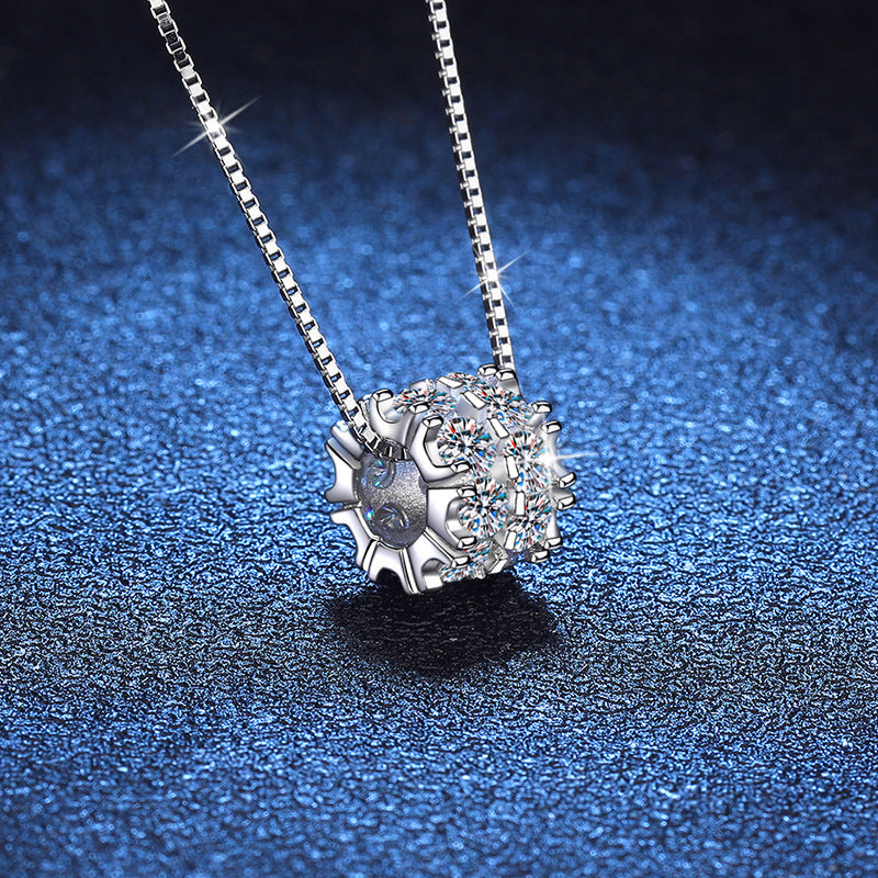 [Bling Jewelrys]ELEGANT SLIM-WAIST MOISSANITE NECKLACE