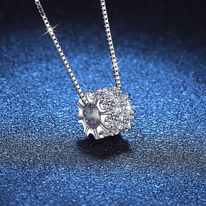 [Bling Jewelrys]ELEGANT SLIM-WAIST MOISSANITE NECKLACE