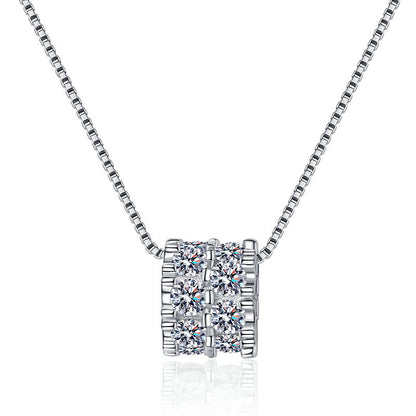 [Bling Jewelrys]ELEGANT SLIM-WAIST MOISSANITE NECKLACE