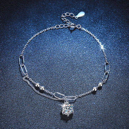 [Bling Jewelrys]CLASSIC SOLITAIRE MOISSANITE BRACELET