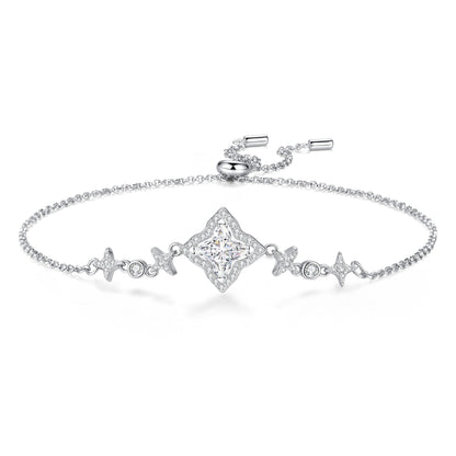[Bling Jewelrys]MARQUISE-CLOVER MOISSANITE BRACELET