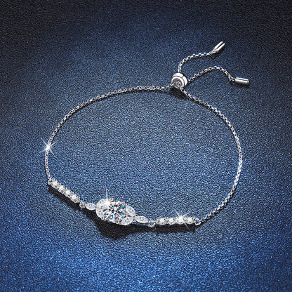 [Bling Jewelrys]BLOOMING STAR-FLOWER MOISSANITE BRACELET