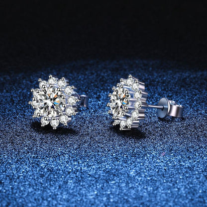 {
  "Bling Jewelrys": "ブリングジュエリー",
  "BLOOMING SUNFLOWER MOISSANITE STUD EARRINGS": "ブルーミングサンフラワー モアサナイト スタッドピアス"
}