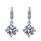 [Bling Jewelrys]DYNAMIC TASSEL MOISSANITE DROP EARRINGS