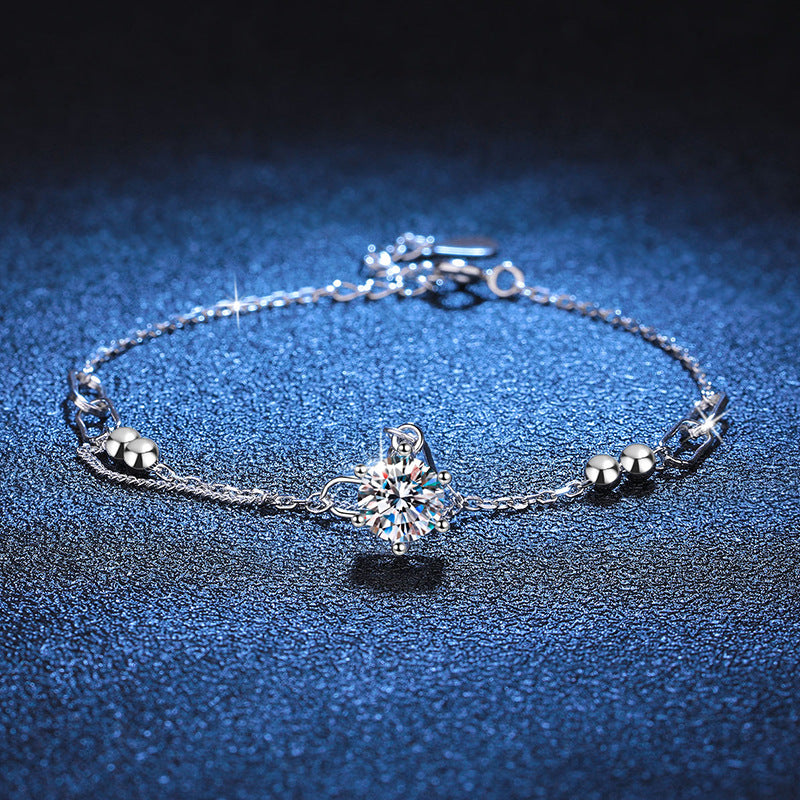 [Bling Jewelrys]CLASSIC SOLITAIRE MOISSANITE BRACELET