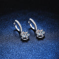 [Bling Jewelrys]CLASSIC 6-PRONG MOISSANITE DROP EARRINGS