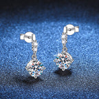 [Bling Jewelrys]DYNAMIC TASSEL MOISSANITE DROP EARRINGS