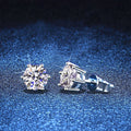 [Bling Jewelrys]SIX-PRONG MOISSANITE EARRINGS