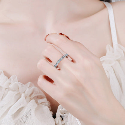 [Bling Jewelrys]LUXURIOUS 2.2 CARAT FULL ETERNITY MOISSANITE RING