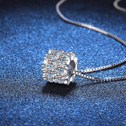 [Bling Jewelrys]ELEGANT SLIM-WAIST MOISSANITE NECKLACE