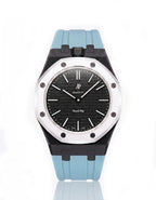 Silicone Strap & Case Royal Pop Ocho Negro(Customize  Colors)