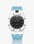 Silicone Strap & Case Royal Pop Ocho Negro(Customize  Colors)