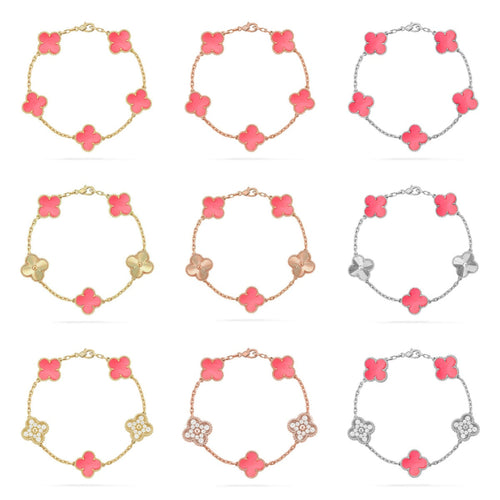 {
  "Bling Jewelrys": "ブリングジュエリー",
  "CLOVER 5 MOTIFS": "クローバー 5モチーフ",
  "PINK MOP BRACELET COLLECTION": "ピンクMOPブレスレットコレクション"
}