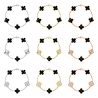 [Bling Jewelrys ] CLOVER 5 MOTIF PULSAR STONE BRACELET COLLECTION