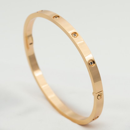 [Bling Jewelrys ]ラブブレスレット 3.65MM 10粒ダイヤモンド