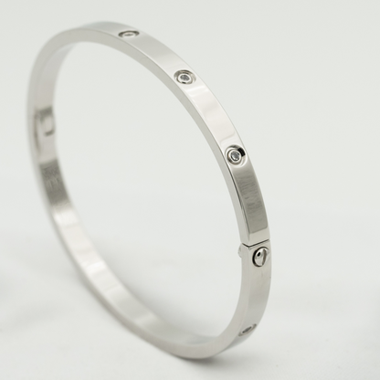 [Bling Jewelrys ]ラブブレスレット 3.65MM 10粒ダイヤモンド