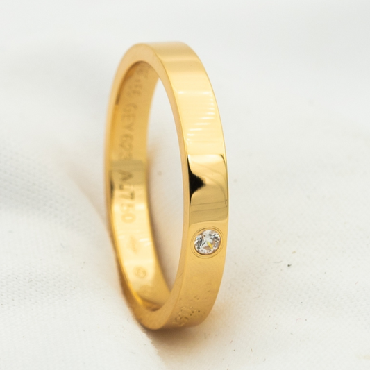 [Bling Jewelrys ]LOVE RING 4MM 1 DIAMOND