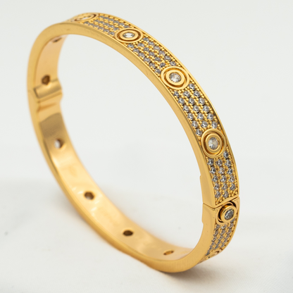 [Bling Jewelrys ]LOVE BRACELET 6.1MM DIAMOND-PAVED 10 BIG DIAMONDS
