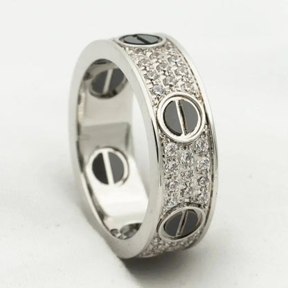 {"Bling Jewelrys ": "BLING JEWELRY LIEBESRING 5,5 MM KERAMIK MIT DIAMANT-PAVÉ"}