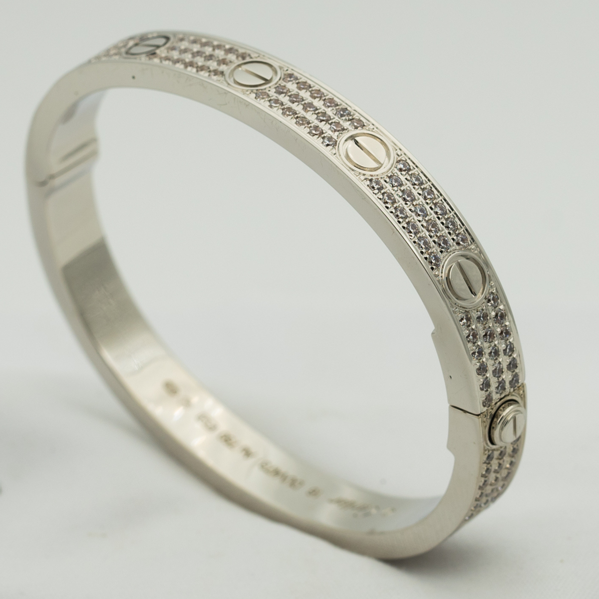 [Bling Jewelrys ]LIEBESARMBAND 6,1 MM MIT DIAMANT-PAVÉ
