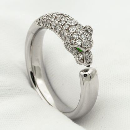 [Bling Jewelrys ]PANTHERE RING DIAMOND 7.3MM
