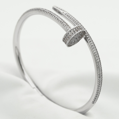 [Bling Jewelrys ]JUSTE ARMBAND 3,5 MM KOMPLETT MIT DIAMANTEN