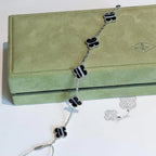 [Bling Jewelrys ] CLOVER 5 MOTIF PULSAR STONE BRACELET COLLECTION