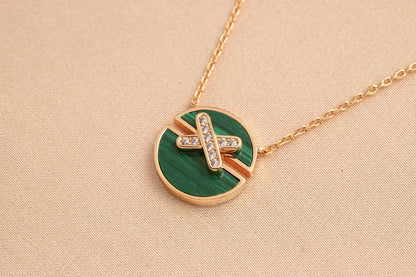 [Bling Jewelrys] ROSÉGOLD-DIAMANT-HALSKETTE JEUX