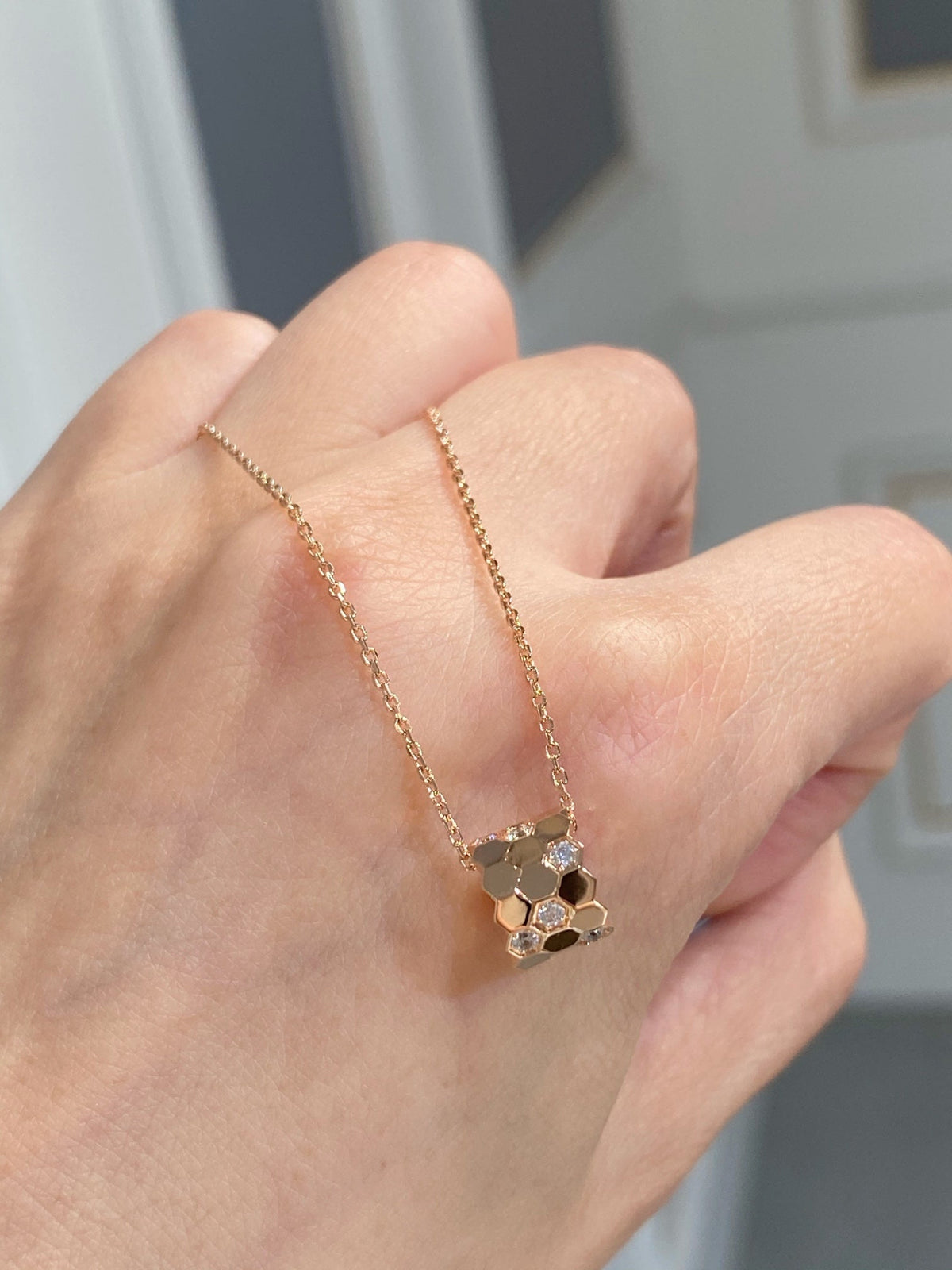 [Bling Jewelrys ]BEE LOVE DIAMANT-HALSKETTE