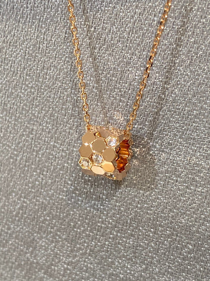 [Bling Jewelrys ]BEE LOVE DIAMANT-HALSKETTE