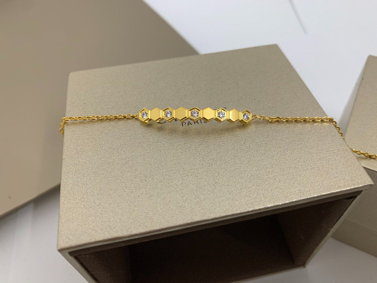 [Bling Jewelrys ]BEE LOVE BRACELET DIAMOND