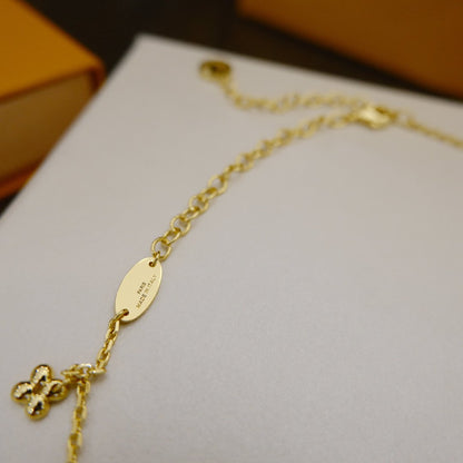 [Bling Jewelrys ]BLOOMING SUPPLE NECKLACE BRASS