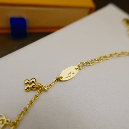 [Bling Jewelrys ]BLOOMING SUPPLE NECKLACE BRASS