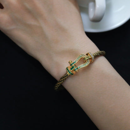 [Bling Jewelrys ]FORCE 10 GOLD GREEN DIAMOND PAVED