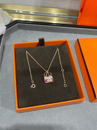 [Bling Jewelrys ]H CIRCE MOISSANITE PENDANT NECKLACE GOLD