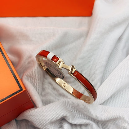 [Bling Jewelrys ]CLASSIC HM CLIC RED 8MM ENAMEL BRACELET