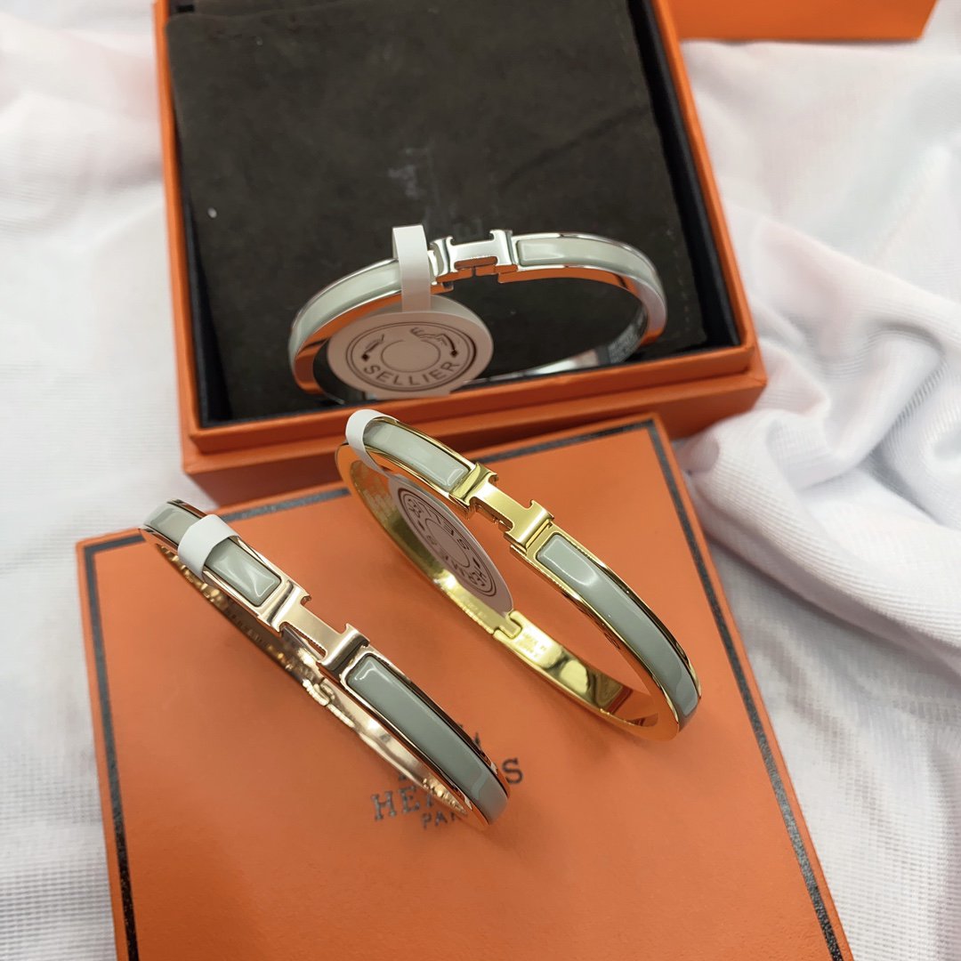 [Bling Jewelrys ]CLASSIC HM CLIC GREEN 8MM ENAMEL BRACELET
